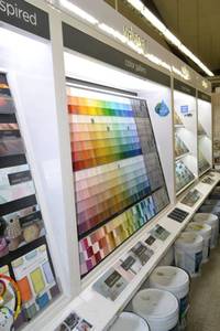 lot 14 image: Valspar Display with Paint Swatches