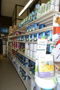 lot 23 image: Store Shelving - 4 Foot Peg Board Backing & Storage Drawer