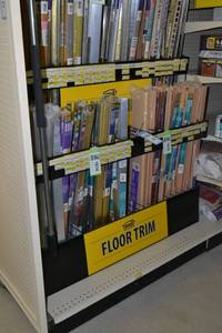 lot 28 image: Wood Trim Display Racks