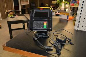 lot 57 image: ingenico Credit Card Reader and Screen