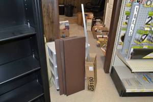 lot 70 image: Wall Mount Shelves w Brackets