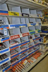 lot 98 image: (6) Store Shelving Bin Racks