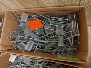 lot 90 image: Large Box of Assorted Pegboard Peghooks