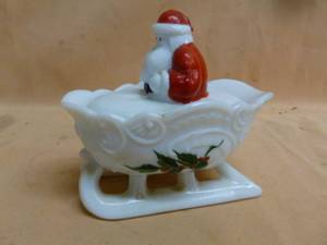 Vintage Santa On Sleigh