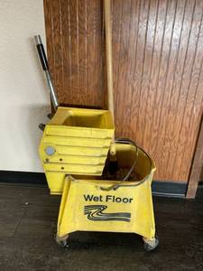 lot 25 image: Mop & Mop Bucket