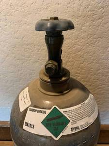 lot 27 image: 20lb CO2 Tank $150 retail