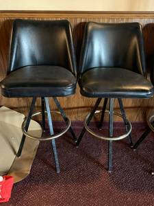 lot 37 image: Lot of 2 High Top Chairs