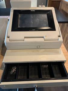 lot 2 image: Royal LCD Touch Screen Restaurant Cash Register T54240