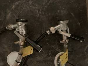 lot 81 image: 2 Mirco Matic Keg Taps & Gauges