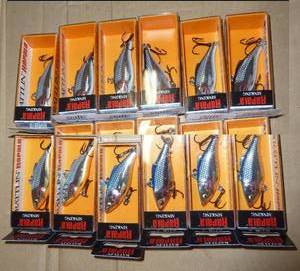 lot 2 image: 18 Silver Rattlin Rapala...