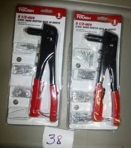 lot 38 image: riveter sets...