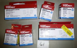 lot 61 image: lot of 10 untested Wireless remote ...