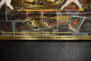 lot 20 image: 1996 Topps Baseball Factory Sealed Complete Set with Mantle Insert