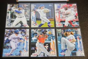 lot 28 image: 2020 Topps Opening Day Complete Set with Insert Set  215 Cards