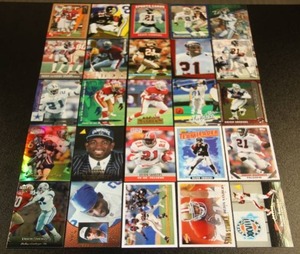 lot 39 image: Hall of Fame Defensive Football Card Lot  100 Cards