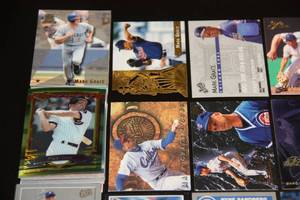 lot 41 image: Ryne Sandberg and Mark Grace Baseball Card Lot  100 Cards