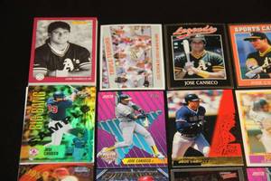 lot 42 image: Jose Canseco and Mark McGwire Baseball Card Lot  100 Cards