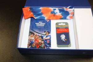 lot 55 image: New York Mets Season Ticket Box with Premiums