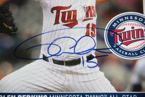 lot 59 image: 2014 MLB All Star Game Program Glen Perkins Auto