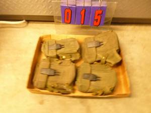Flat of 4 M16AR 15 Ammo pouches. As shown.