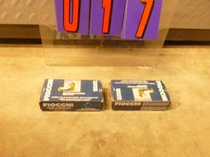 2 boxes of 9 mm hollow point bullets. 50 per box. As shown.