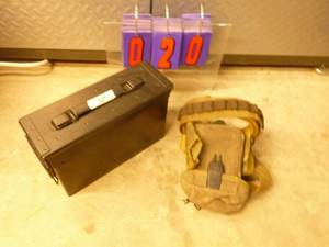 Ammo box & Mig mag pouch. As shown.