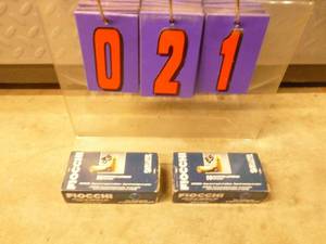 2 boxes of 9 mm hollow point bullets. 50 per box. As shown.