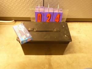 Ammo box & box of .380 ammo. As shown.