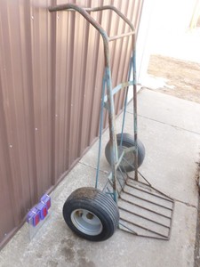 Heavy duty PlanterBarrel dolly. Good shape. As shown.