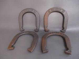 lot 34 image: Champ Horseshoes