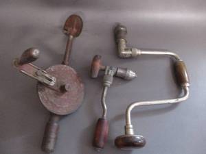 lot 45 image: Vintage Hand Drills