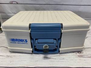 lot 2 image: Brinks Home Security Fire Proof Lock Box