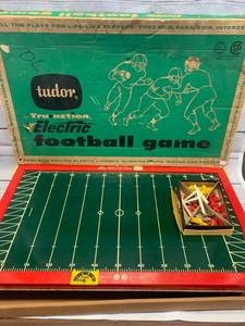 lot 74 image: 1960 Tudor Tru Action Electronic Football Game