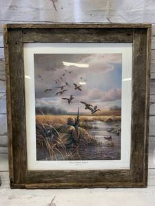 lot 85 image: Vintage Apple Crate Framed Signed & Numbered Art