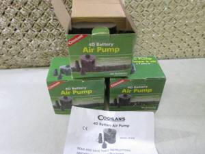 Lot of 3 Coghlans 4D Battery Air Pu...