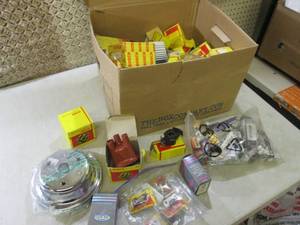 Box Full of Small Auto Parts  F-1...