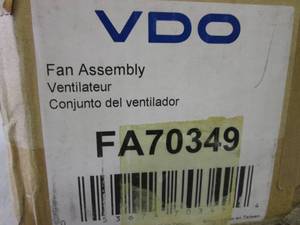 VDO Condenser Fan Assembly FA70349 ...