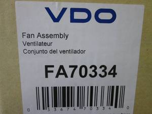 VDO Radiator Fan Assembly FA70334  ...