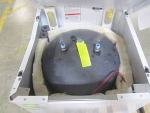 lot 46 image: A.O. Smith Signature 38-Gallon Tabletop 6-year Limited 4500-Watt Double Element Electric Water Heater E6-38TT45DV