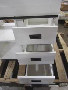 lot 94 image: Style Selections Morriston White Single Sink Vanity - Cabinet Only - (Common 30-in x 20-in) WSL30BVW