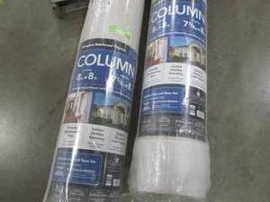 lot 31 image: 2 - Turncraft 7.625-in x 8-ft Unfinished Fiberglass Round Column 72230
