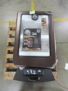 lot 26 image: Pit Boss 1250-Watt Black Electric Vertical Smoker (Common 41-in Actual 41-in) PBV4PS1