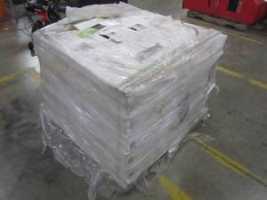 lot 23 image: Entire Pallet - Blue Ridge Hardwood Flooring Oak Shale 34 in. Thick x 3 in. Wide x Varying Length Solid Hardwood Flooring (18 sq. ft.  case) 20793