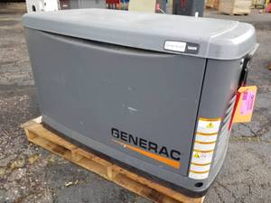 lot 14 image: Honeywell Generac Guardian 16kW 60Hz Air-Cooled Standby Generator with Manual