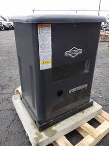 lot 18 image: Briggs&Stratton Fortress 12kW Single Phase Air-Cooled Compact Standby Generator with Manual