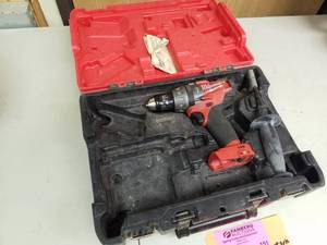 lot 151 image: Milwaukee Cordless Drill with Case