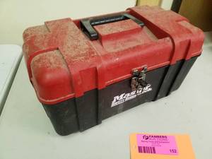 lot 152 image: Master Safety Series Tool Case with Misc. Master Lock Hardware