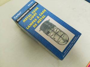 lot 212 image: Carlon Weatherproof Metal Cage Light MCL150C