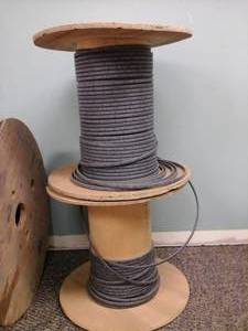 lot 124 image: Lot of (2) Partial Spools of Cable - Easyheat SR 51J Parallel HTR 120V 5Wft