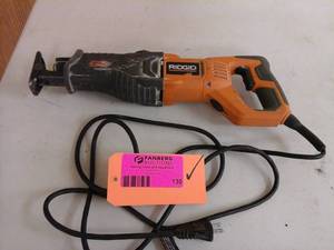 lot 130 image: Ridgid Sawzall